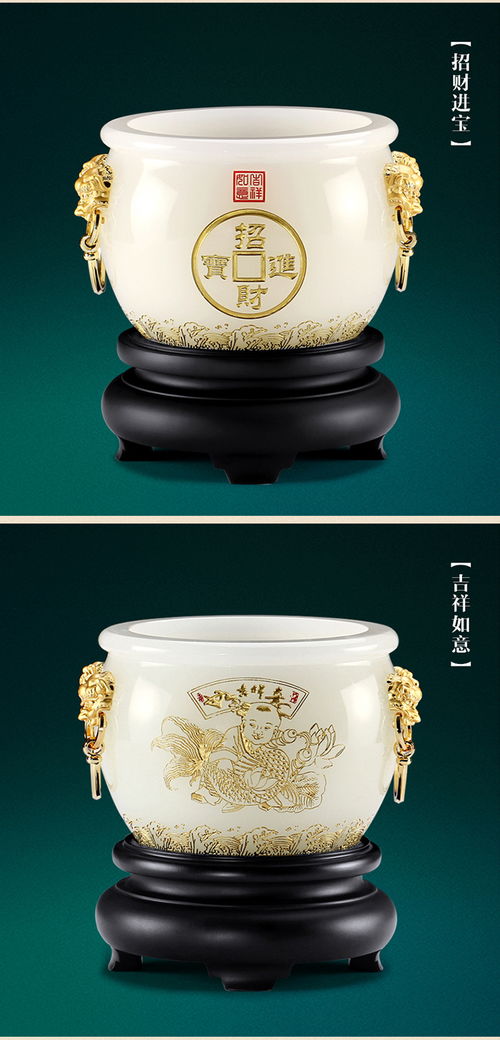 琉璃聚寶盆 招財(cái)納福的創(chuàng)意家居工藝品